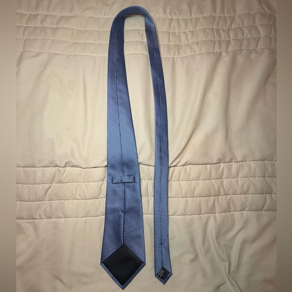 Elegant Blue Men's Tie - Picture 5 of 7